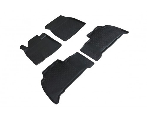 Резиновые коврики с высоким бортом для Lexus LX570 2007-н.в. Фото