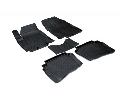 Резиновые коврики с высоким бортом для Hyundai i20 2008-2014 Фото