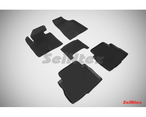 Резиновые коврики с высоким бортом для KIA Sorento 2011-2013 Фото