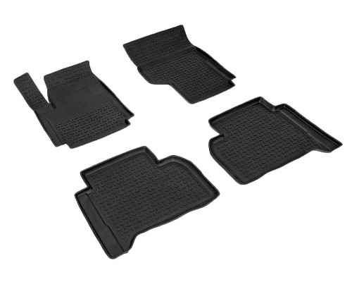 Резиновые коврики с высоким бортом для Volkswagen Amarok 2009-н.в. Фото