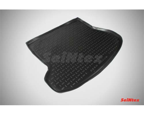 Полиуретановый коврик в багажник для KIA Ceed II Wagon 2012-2018 Фото