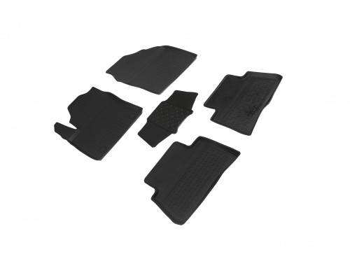 Резиновые коврики с высоким бортом для Toyota C-HR 2016-н.в. Фото