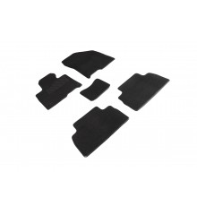 Ворсовые коврики LUX для Hyundai Santa FE IV (5 мест) 2018-2020