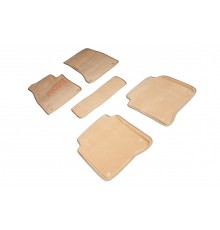 Ворсовые 3D коврики для Mercedes-Benz S-Class W223 long 2021-н.в.