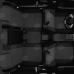 Универсальные чехлы AVTOLIDER1, Чёрный креп/чёрный, Артикул: UJK31-0102 Фото
