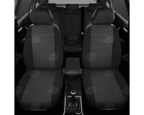 Универсальные чехлы Avtolider, Бел.точка/чёрный, Артикул: UJK31-0103 Фото