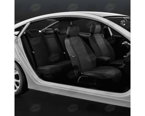 Универсальные чехлы Avtolider, Бел.точка/чёрный, Артикул: UJK31-0103 Фото