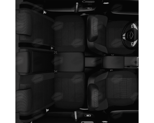 Универсальные чехлы Avtolider, Бел.точка/чёрный, Артикул: UJK31-0103 Фото