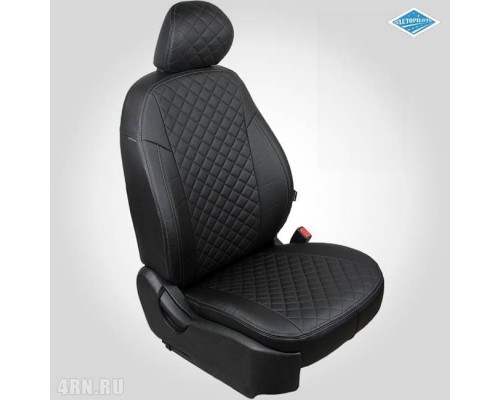 Чехлы на сиденья Автопилот Ромб для Kia Picanto (2011-2017) Артикул ki-pi-pi2-chch-ar Фото