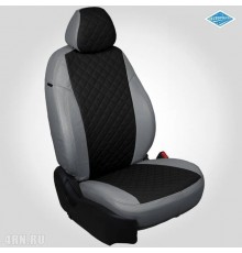 Чехлы на сиденья Автопилот Ромб для Nissan Juke (2010-2019) Артикул ni-zhk-zh10-seche-r