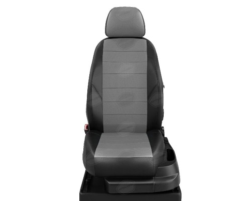Чехлы на сиденья АвтоЛидер для  сидений Ravon R2 (2016-2020) черно-Серые Артикул RA40-0101-CH03-0101-EC02 Фото