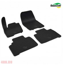 Резиновые коврики в салон автомобиля Gumarny Zubri для Ford S-Max (2015-2023) Артикул ST 32-00383