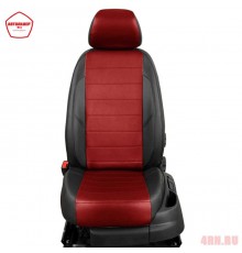 Чехлы на сиденья АвтоЛидер для Toyota Camry (XV40) (2006-2009) черно-красный  Артикул TA27-0803-EC06