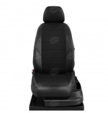 Чехлы на сиденья АвтоЛидер для Hyundai Solaris (2010-2016) Черные Артикул HY15-0606-KA15-0303-EC01