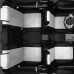 Чехлы на сиденья АвтоЛидер для Renault Logan (2014-2020) черно-белый Артикул RN22-0103-RN22-0505-RN22-EC03-R-wht Фото