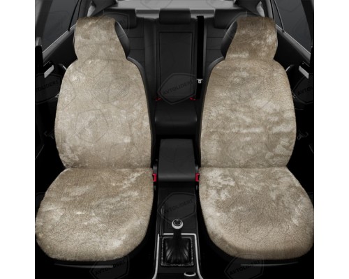 Меховые накидки, 1шт. (натуральная овчина, короткий ворс) Цвет: Бежевые Фото