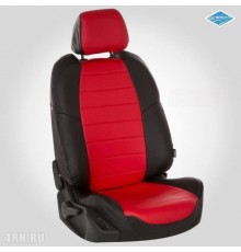 Чехлы на сиденья "Автопилот" для Toyota Corolla седан (2013-2018) черно-красный Артикул ta-ko-e160170-chekr-e