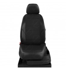 Чехлы на сиденья АвтоЛидер для Renault Logan (2014-2020) Черные  Артикул RN22-0103-EC01
