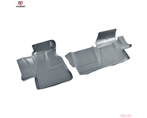 Коврики салона Norplast 3D передние (Серый цвет) для Mercedes Sprinter (901) (2013-2018) Артикул NPA11-C56-720-G Фото