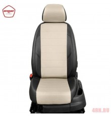 Чехлы на сиденья АвтоЛидер для Nissan Teana (2008-2013) черно-кремовый  Артикул NI19-0602-EC08