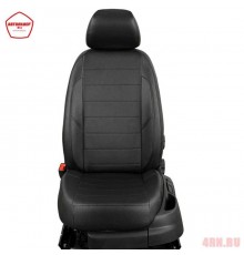Чехлы на сиденья АвтоЛидер для Nissan Qashqai (2014-2021) Черные  Артикул NI19-0803-EC01