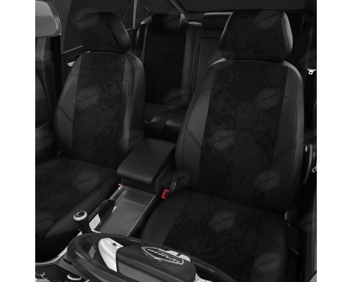Чехлы на сиденья АвтоЛидер для Opel Antara (2006-2010) Черные Артикул CH03-0702-OP20-0602-EC14 Фото