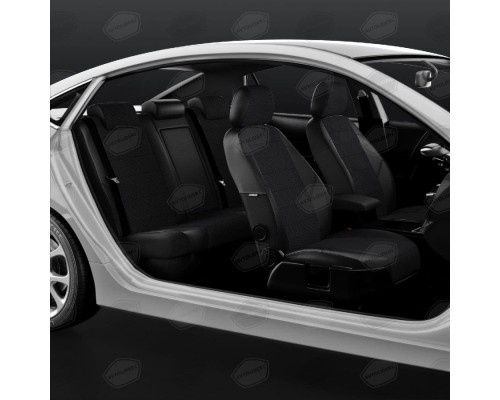 Чехлы на сиденья АвтоЛидер для Suzuki Vitara (1998-2005) черная готика, жаккард Артикул SZ25-0301-CH03-1301-KK4 Фото