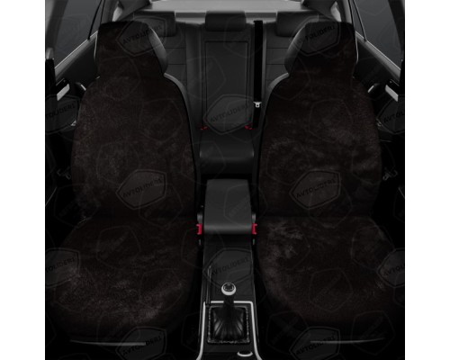 Меховые накидки, 1шт. (натуральная овчина, короткий ворс) Цвет: коричневый Фото