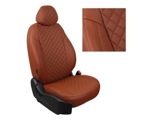 Чехлы на сиденья Автопилот Ромб для Datsun on-Do (2014-2020) Артикул va-gr-gr-koko-r Фото