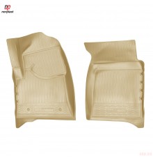 Коврики салона Norplast 3D передние (Бежевый цвет) для УАЗ Pickup (23632) (2008-2023) Артикул NPA10-C93-504-B