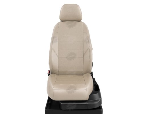 Чехлы на сиденья АвтоЛидер для Fiat Fullback 4 дв. (2016-2020) кремовый Артикул MI18-1104-FI08-0401-EC25 Фото