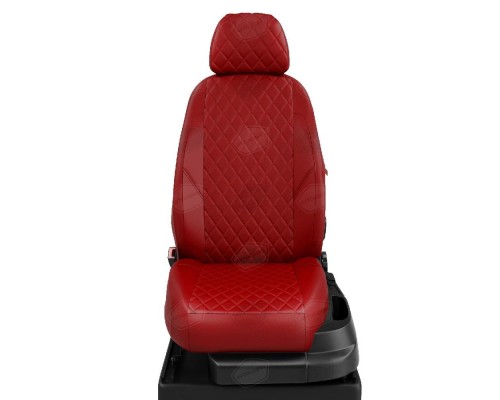 Чехлы на сиденья АвтоЛидер для BMW 1-Серия (F20) (2011-2019) красный Артикул BW02-0102-BW02-0104-EC30-R-red Фото