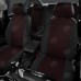 Чехлы на сиденья АвтоЛидер для Volvo S40 (2003-2007) Черные креп, красная точка жаккард Артикул VL33-0201-VL33-0401-JK6 Фото