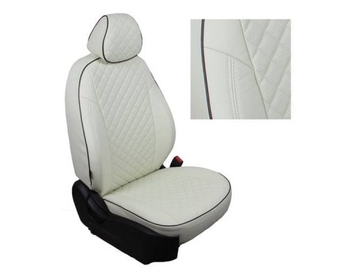 Чехлы на сиденья Автопилот Ромб для Honda Civic седан (2006-2012) Артикул kho-tsi-s11-bb-r Фото