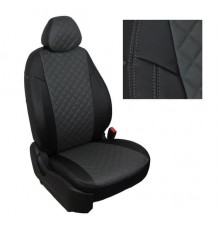 Чехлы на сиденья Автопилот Ромб для Honda Civic седан (2012-2015) Артикул kho-tsi-s12-chets-r