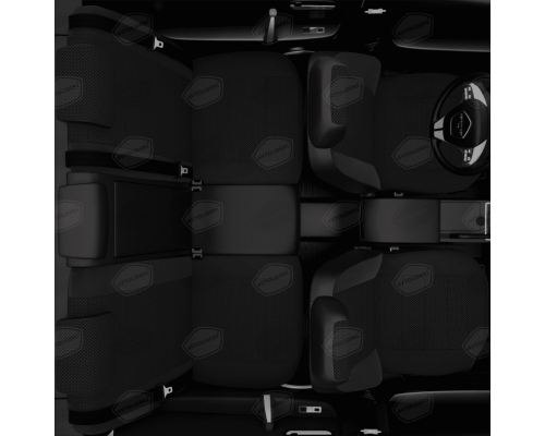 Универсальные чехлы Avtolider, Готика/чёрный, Артикул: UJK31-0106 Фото