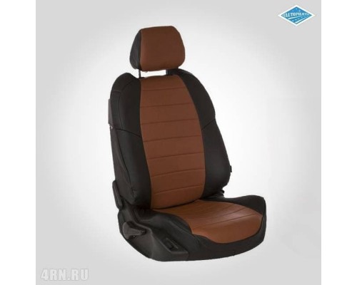 Чехлы на сиденья Автопилот для Hyundai Elantra (AD) (2015-2020) черно-коричневый Артикул kha-el-g1-cheko-e Фото
