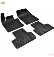 Резиновые коврики в салон автомобиля Gumarny Zubri для Volvo XC60 (2018-2023) с фиксаторами Артикул ST 32-00425