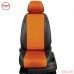 Чехлы на сиденья АвтоЛидер для Kia Sorento (2009-2012) черно-оранжевый  Артикул KA15-1002-EC09 Фото
