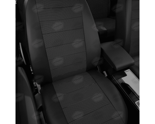 Универсальные чехлы Avtolider, Квадрат Жаккард / Чёрный, Артикул: UKK31-0108 Фото