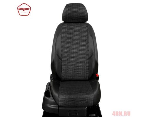 Чехлы на сиденья АвтоЛидер для Mazda BT-50 (2012-2020) черная готика и жаккард Артикул MZ16-0701-KK4 Фото