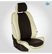 Чехлы на сиденья "Автопилот" для Lada (ВАЗ) Vesta (2015-2023) бело-Черные Артикул va-lv-vt-bch-e