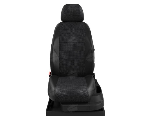 Чехлы на сиденья АвтоЛидер для  сидений Ravon R2 (2016-2020) Черные Артикул RA40-0101-CH03-0101-KK4 Фото