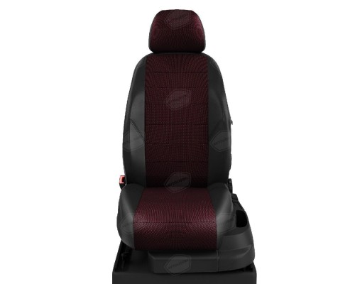 Чехлы на сиденья АвтоЛидер для  сидений Ravon R2 (2016-2020) черно-красный Артикул RA40-0101-CH03-0101-KK6 Фото