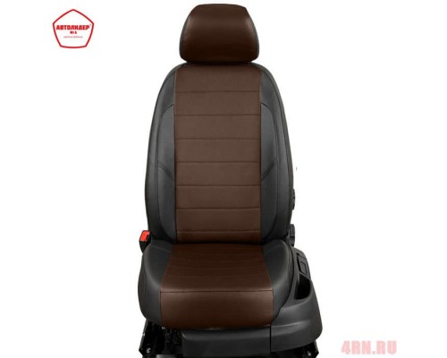 Чехлы на сиденья АвтоЛидер для Ford C-Max (2010-2019) черно-шоколад  Артикул FD13-0402-EC11 Фото