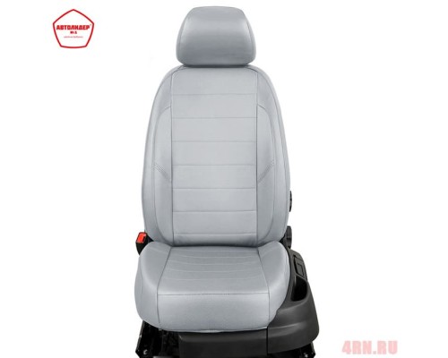Чехлы на сиденья АвтоЛидер для Volkswagen Touareg (2002-2010) светло-Серые  Артикул VW28-1001-EC23 Фото