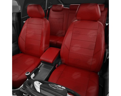 Чехлы на сиденья АвтоЛидер для Fiat Ducato (2007-2012) красный Артикул CI04-0501-FI08-0301-PG21-EC30 Фото
