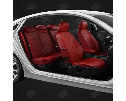 Чехлы на сиденья АвтоЛидер для Fiat Ducato (2007-2012) красный Артикул CI04-0501-FI08-0301-PG21-EC30 Фото
