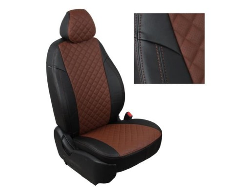 Чехлы на сиденья Автопилот Ромб для Renault Logan (2004-2014) Артикул re-lg-lo-chetk-r Фото