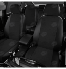 Универсальные чехлы AVTOLIDER1, Чёрный Жаккард Артикул: UKK31-0101